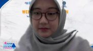 Mahasiswi UGM Yogyakarta, Rahma Dani Dewi menjadi narasumber di webinar bertajuk "Kaum Muda Sebagai Pelopor Penanggulangan Resiko Bencana", Minggu (21/11/2021)/hariansulteng
