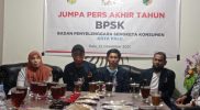 BPSK Palu menggelar jumpa pers akhir tahun, Rabu (22/12/2021)/hariansulteng