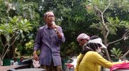 Penyintas bencana 2018 berunjuk rasa di depan Kantor BP2P Sulawesi II Satuan Kerja Penyediaan Perumahan Sulteng Jl Rajawali, Kelurahan Lolu Utara, Kecamatan Palu Selatan, Kota Palu, Selasa (4/1/2022)/hariansulteng