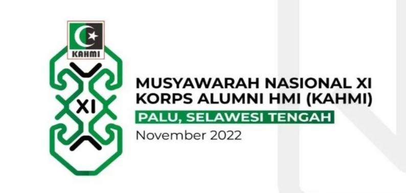 Logo Musyawarah Nasional KAHMI ke XI di Sulawesi Tengah
