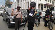 Satuan Brimob Polda Sulteng, Gelar Patroli Cipta Kondisi (15/04) Untuk amankan ibadah Jumat Agung Wafat Isa Almasih ke gereja/Humas Brimob Polda Sulteng