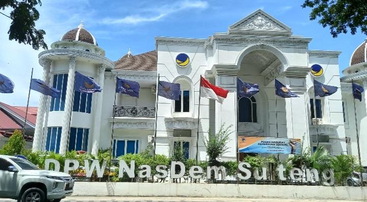 Sekretariat DPW NasDem Sulteng, Jalan Chairil Anwar, Kelurahan Besusu Tengah, Kecamatan Palu Timur, Kota Palu/hariansulteng