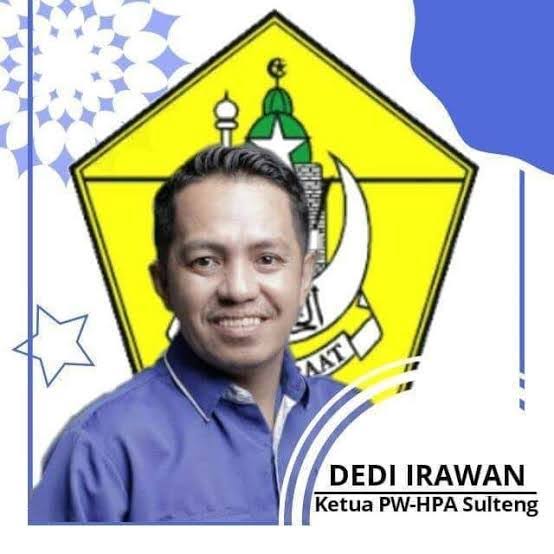 Ketua Pimpinan Wilayah Himpunan Pemuda Alkhairaat (PW-HPA) Dedi Irawan 