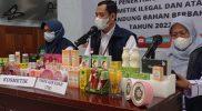 BPOM sita ratusan produk kosmetik ilegal di Kota Palu dan Kabupaten Parigi Moutong/hariansulteng