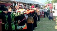 Ratusan peserta ikuti lomba panahan tradisiomal Villa Nikatopa Archery di kawasan Jembatan Lalove, Kelurahan Nunu, Kota Palu, Minggu (21/8/2022)/hariansulteng