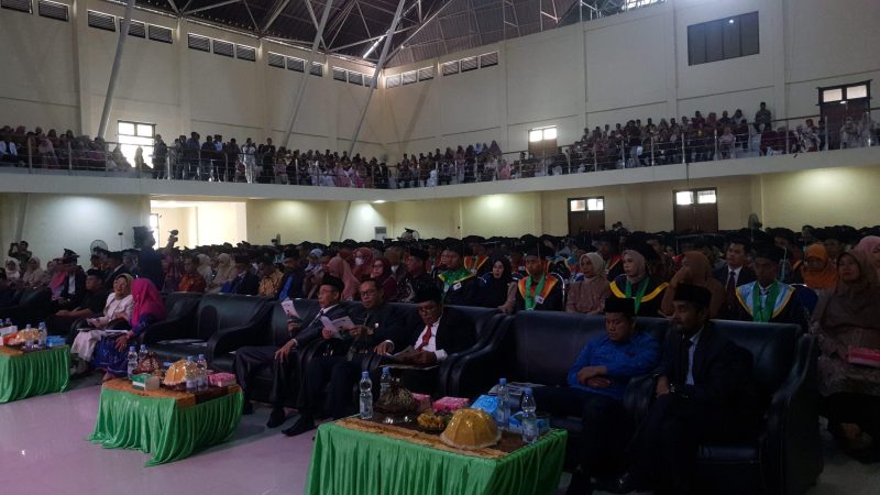 741 Mahasiswa dan Mahasiswi UIN Datokarama Palu Jalani Wisuda di Jodjokodi Convention Center