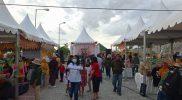 IBU Foundation mengadakan event market di Taman Huntap Duyu, Kecamatan Tatanga, Kota Palu, Sabtu (24/9/2022)/hariansulteng