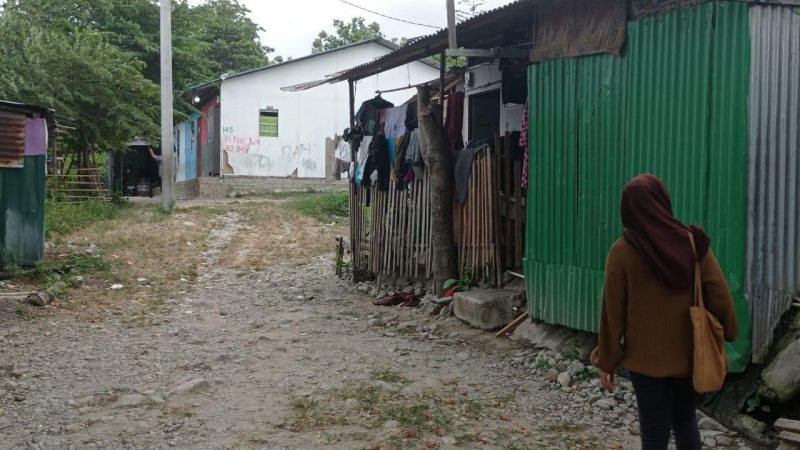 80 KK masih mendiami huntara di Jalan Asam III, Kota Palu, Sulawesi Tengah, Selasa (15/11/2022)/hariansulteng