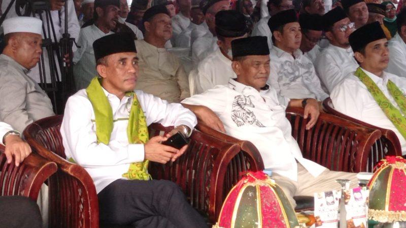 Gubernur Rusdy Mastura hadiri acara pelantikan Anwar Hafid sebagai Ketua MCMI Sulteng periode 2022 - 2027, Minggu (20/11/2022)/hariansulteng 