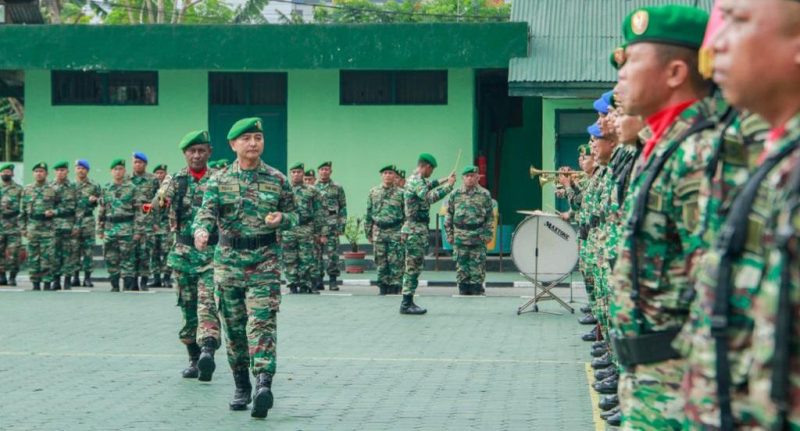 Korem 132/Tadulako menggelar upacara peringatan Hari Juang TNI AD ke-77, Kamis (15/12/2022)/Ist