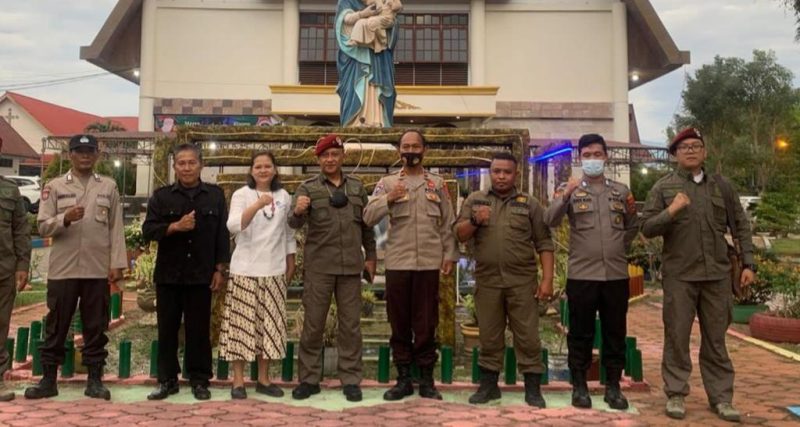 Kabinda Sulteng, Brigjen TNI Arman Dahlan memastikan pelaksanaan ibadah Natal di wilayahnya berlangsung aman, Minggu (25/12/2022)/Ist