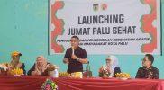 Wali Kota Palu Hadianto Rasyid, resmi melaunching Pelayanan Kesehatan Gratis bagi warga Kota Palu/istimewa 