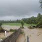 Hujan dengan intensitas tinggi mengakibatkan puluhan rumah dan sawah milik warga di Desa Tompe, Kecamatan Sirenja, Kabupaten Donggala terendam banjir/Ist
