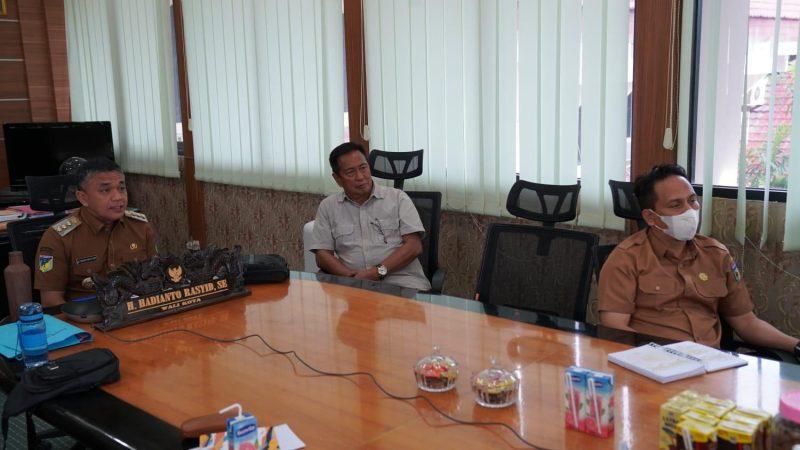 Wali Kota Palu, Hadianto Rasyid mengikuti rapat koordinasi terbatas monitoring perkembangan pembangunan Huntap Tondo II, Selasa, (7/2/2023)/Pemkot Palu