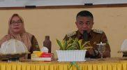 Wali Kota Palu, Hadianto Rasyid secara resmi membuka Forum Koordinasi Percepatan Penurunan Stunting di Aula Kantor Camat Palu Selatan, Senin (20/2/2023)/Pemkot Palu