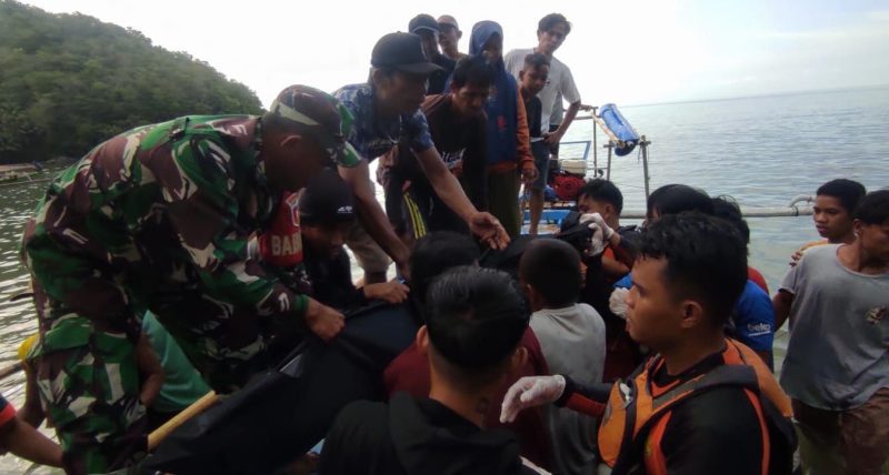 Tim SAR gabungan menemukan jasad Arwin J Lukas, nelayan yang hilang di perairan laut Desa Lilito, Kecamatan Paleleh, Kabupaten Buol/Ist