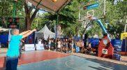 Kadispora Kota Palu, Moh Akhir Armansyah menghadiri sekaligus membuka lomba Skyflash Let's Play Basketball/Pemkot Palu