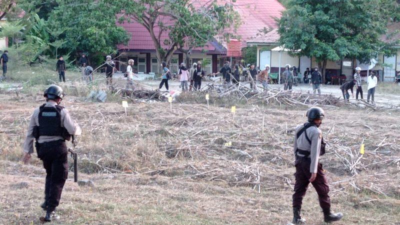 Mahasiswa Fakultas Teknik dan Kehutanan Universitas Tadulako (Untad), Kota Palu kembali terlibat tawuran, Kamis (8/6/2023)/hariansulteng