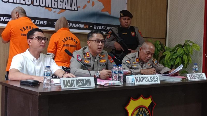 Polres Donggala gelar jumpa pers pengungkapan kasus TPPO/hariansulteng