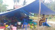 Masyarakar Desa Kamarora mengungsi pascagempa magnitudo 5,3/Ist