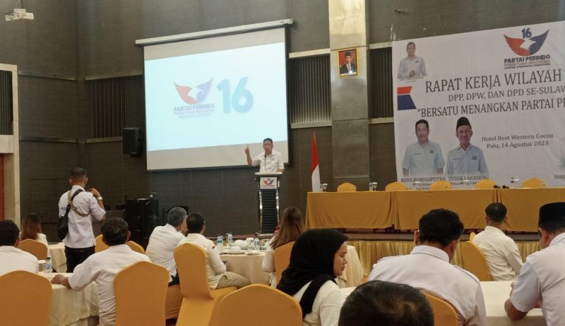 Rakerwil Perindo se-Sulteng/hariansulteng