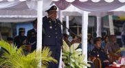Wali Kota Palu, Hadianto Rasyid memimpin langsung jalannya upacara Hari Perhubungan Nasional tahun 2023, Minggu (17/9/2023)/Pemkot Palu