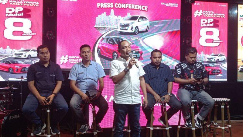 Kalla Toyota di Kota Palu gelar konferensi pers/hariansulteng