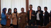 Wali Kota Palu, Hadianto Rasyid menerima kunjungan dari DPC Perhimpunan Advokat Indonesia (PERADI) Kota Palu, Selasa (14/11/2023)/Ist