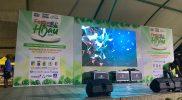 Persiapan Festival Media Hijau di Taman Gor, Kota Palu, Sabtu (9/12/2023)/Ist
