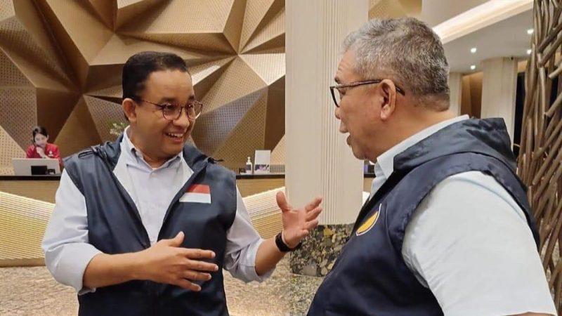 Anies Baswedan bersama Waketum NasDem, Ahmad M Ali/Instagram @madtu_madali