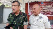 Kepala BNN Provinsi Sulteng, Brigjen Monang Situmorang (kiri)/hariansulteng