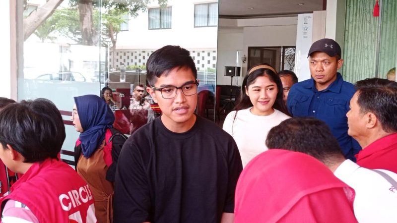 Ketua Umum PSI, Kaesang Pangarep temui para kader di Sulawesi Tengah, Minggu (24/12/2023)/hariansulteng