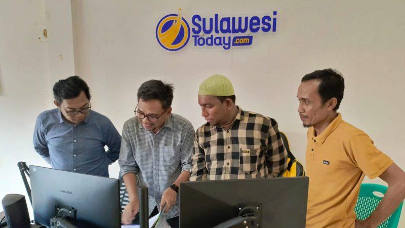 AMSI Sulteng mewakili Dewan Pers melakukan verifikasi faktual terhadap SulawesiToday.com, Senin (18/3/2024)/Ist
