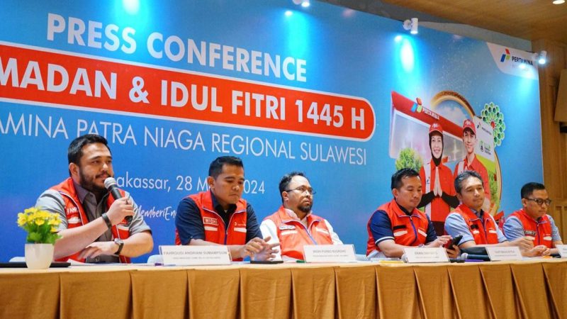 Pertamina Patra Niaga gelar press conference kesiapan Satgas Rafi, Kamis (28/3/2024)/Ist