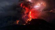 Gunung Ruang mengalami erupsi pada 16 April 2024/Ist