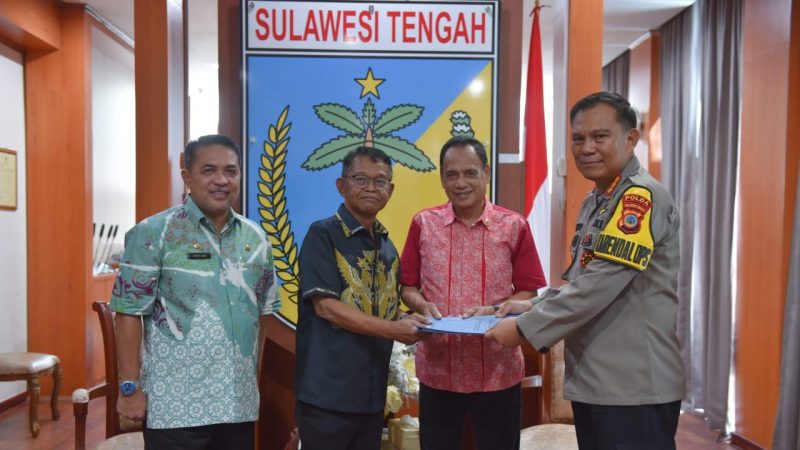 Pemprov Sulteng menyepakati Naskah Perjanjian Hibah Daerah (NPHD) untuk pengamanan Pilkada 2024 sebesar Rp 20 miliar/Ist