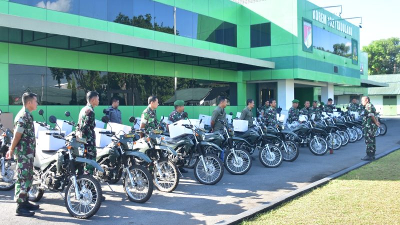 Korem 132/Tadulako terima bantuan 30 kendaraan dinas baru dari Kementerian Pertahanan/Ist