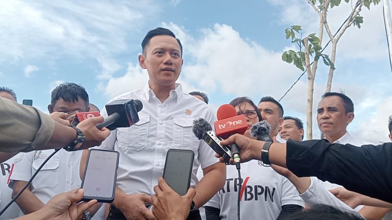 Menteri ATR/BPN, Agus Harimurti Yudhoyono (AHY) melakukan kunjungan kerja ke Palu, Sulawesi Tengah, Minggu (28/04/2024)/hariansulteng