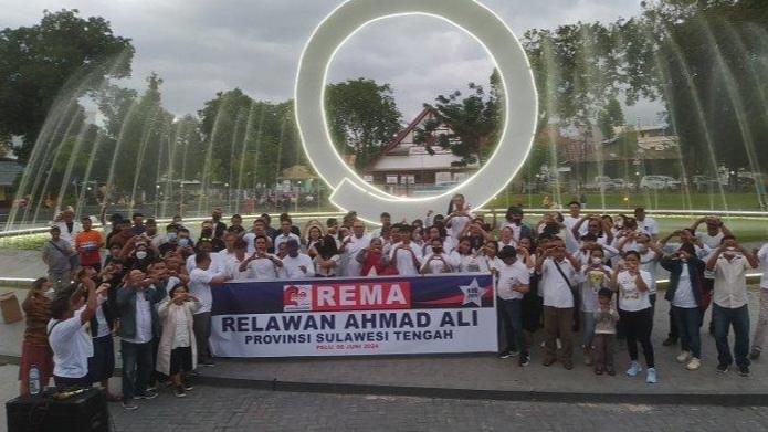 Resmi terbentuk, puluhan kelompok relawan dukung Ahmad Ali maju Pilgub Sulteng 2024/Ist