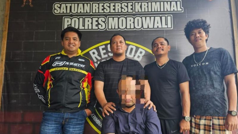 Polres Morowali menangkap seorang pria berinisial ARS (50) pelaku penipuan yang mengaku sebagai anggota kepolisian/Ist