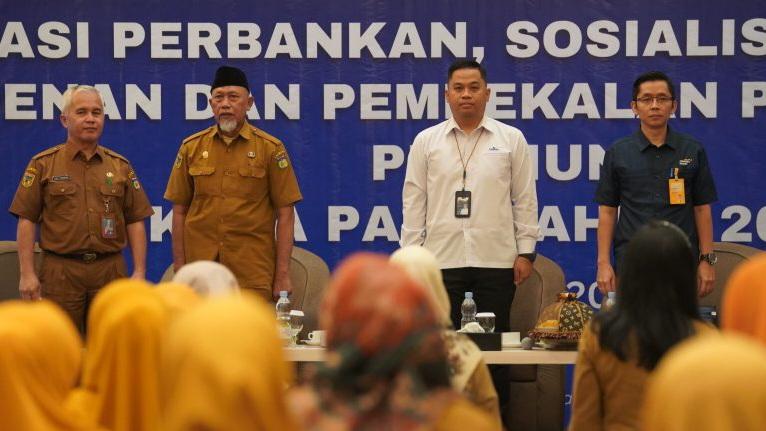 Pemkot Palu edukasi ASN soal layanan ketaspenan dan perbankan/Ist