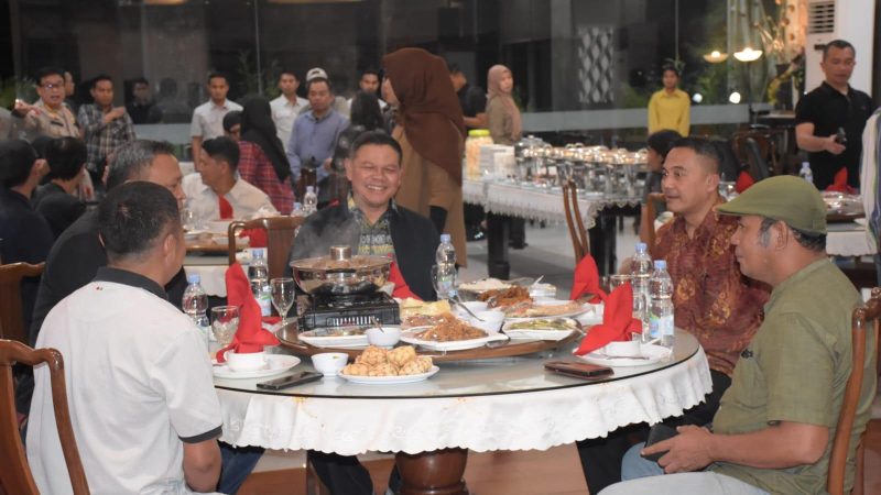 Kapolda Sulteng, Irjen Agus Nugroho menggelar ramah tamah bersama jurnalis di Palu, Jumat (2/8/2024)/Ist