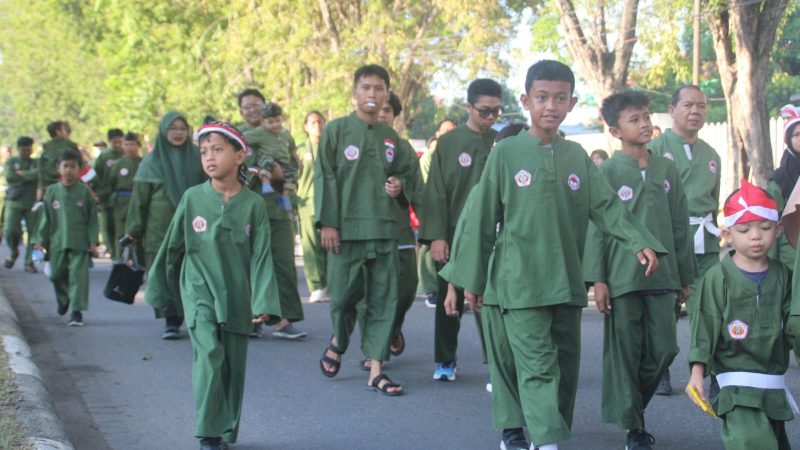 Peringati HUT Kemerdekaan RI ke-79, Persinas ASAD Palu gelar kirab budaya pencak silat/Ist