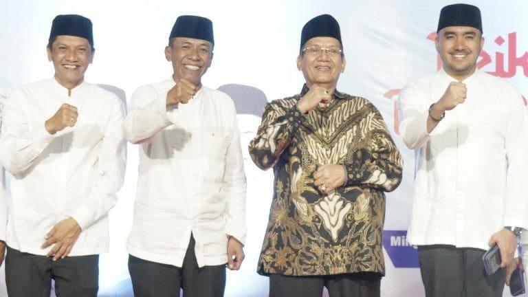 Longki Djanggola hadiri zikir dan doa bersama pasangan HANDAL, Minggu malam (25/8/2024)/Ist
