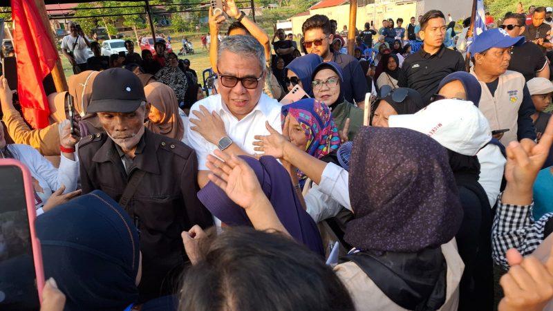 Ahmad Ali menggelar kampanye di Kelurahan Layana Indah, Kecamatan Mantikulore, Kota Palu, Minggu (6/10/2024)/Ist