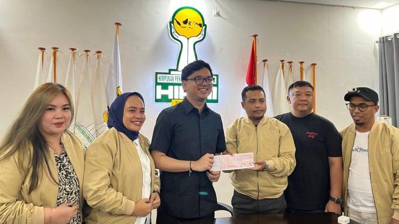 Muhammad Fakhri Fadlurrahman mendaftar sebagai calon ketua umum HIPMI Sulteng, Selasa (8/10/2024)/Ist