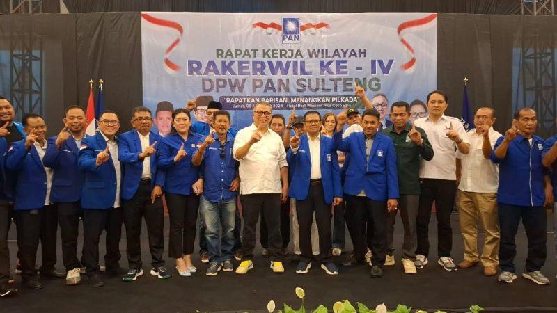 Ahmad Ali hadiri Rakerwil DPW PAN Sulteng, Jumat (8/11/2024)/Ist