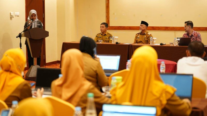 Pemerintah Kota (Pemkot) Palu menggelar pelatihan penyusunan analisa jabatan dan analisa beban kerja, Senin (11/11/2024)/Pemkot Palu