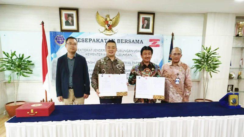Zhenshi Holding Group bersama dengan Direktorat Jenderal Perhubungan Udara Kementerian Perhubungan sepakat perpanjang landasan pacu Bandara Morowali, Rabu (13/11/2024)/Ist