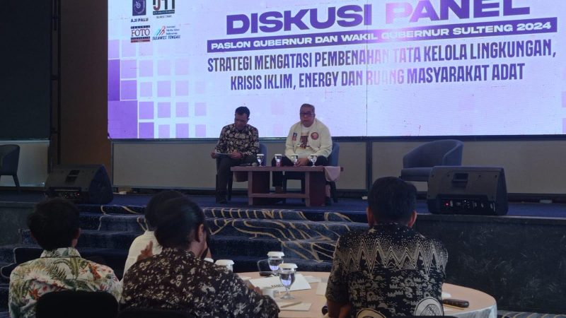 Ahmad Ali menjadi narasumber dalam diskusi panel calon gubernur Sulawesi Tengah (Sulteng) bertema 